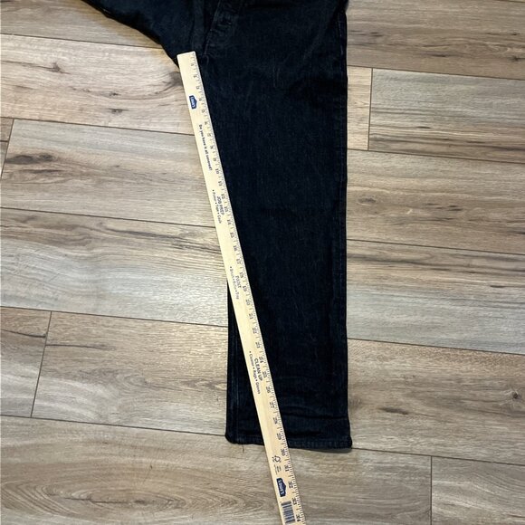 Mens Levis 501 Original Fit Denim Jeans SZ 40x30 Black Button Fly Stretch Modern - Picture 5 of 13